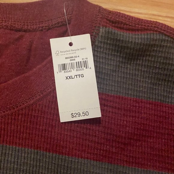 NWT GAP Men's Classic Long Sleeve Tee Size XXL - NEW - Picture 3 of 4